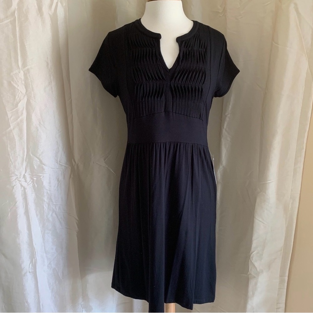 NWT Design History Black Pleated Dress